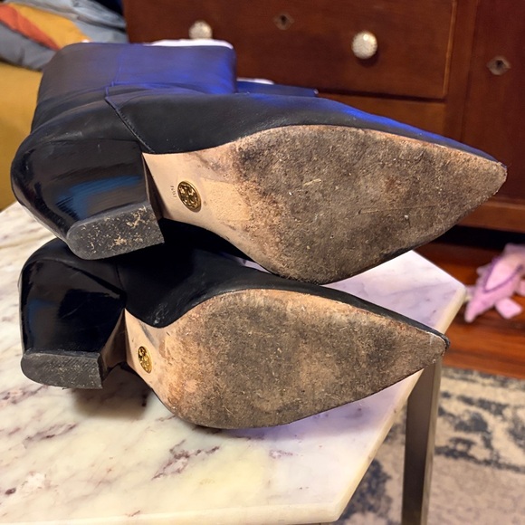 Tory Burch Knee-High Leather Boots - Picture 8 of 10